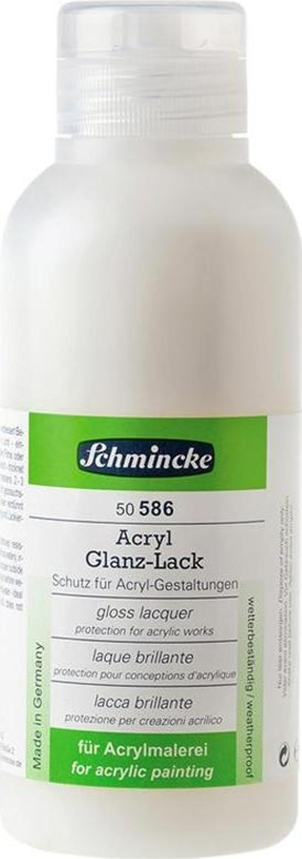 Schmincke Acrylic Lacquer 250ml Parlak Lake N:50586 - Image 1