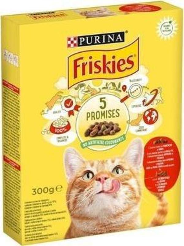 Friskies Etli Kedi Maması 300 GR - Image 1