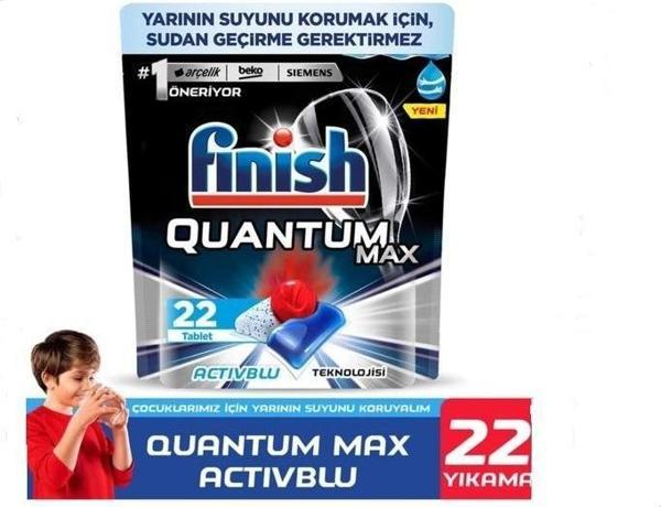 Finish Quantum Max Bulaşık Makinesi Deterjanı 22 Kapsül - Image 1