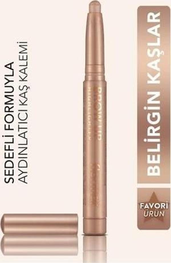 Flormar Brow Up Yumuşak Dokulu & Yoğun Işıltılı Asansörlü Kaş Altı Aydınlatma Kalemi - Image 1