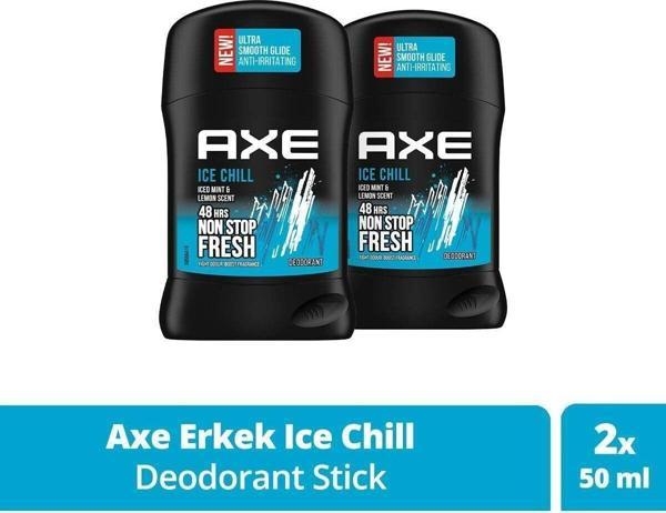 Axe Ice Chill Erkek Deodorant Stick 50 Ml X2 - Image 1