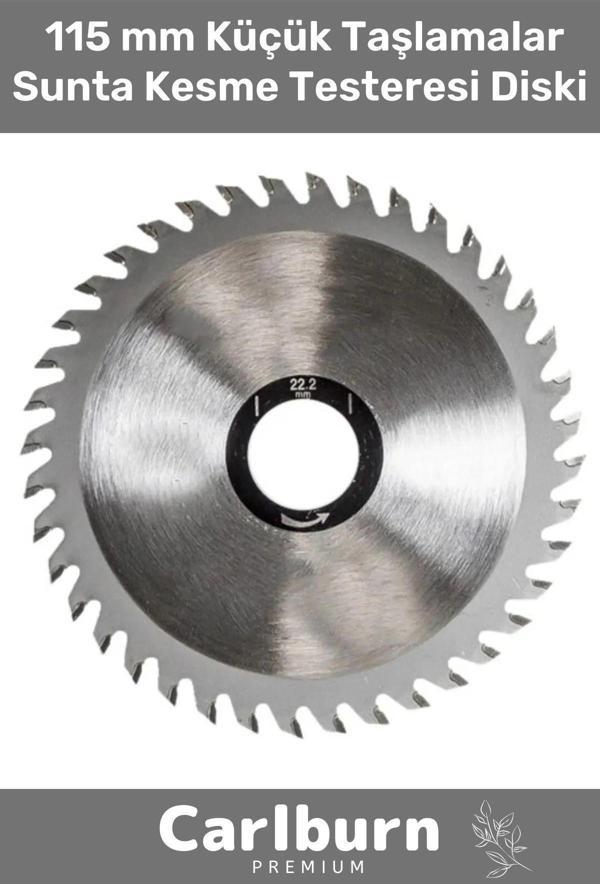 Özel Üretim Elmaslı Ahşap Ağaç Tahta Testere 115 mm Küçük Taşlamalar Sunta Kesme Testeresi Diski - Image 1