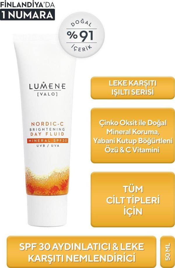 Lumene Brightening Day Fluid Mineral Spf30 - Vitamin-C Aydınlatıcı & Leke Karşıtı Nemlendirici Spf30 50 Ml - Image 1