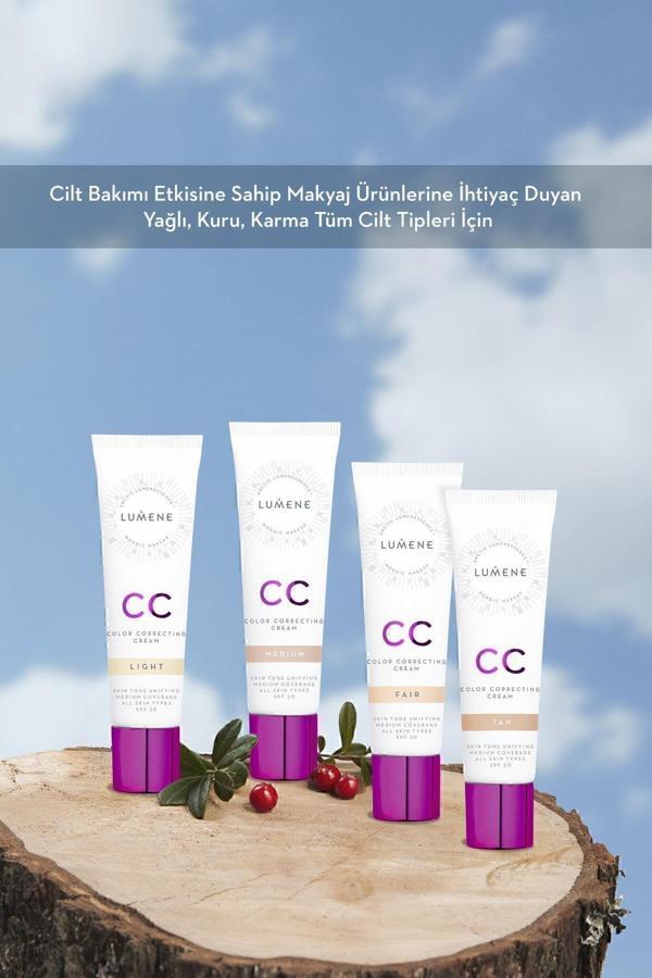 Lumene Cc Cream Shade Light-7 Etkili Renk Dengeleyici Cc Krem Spf 20 Açık - Image 1