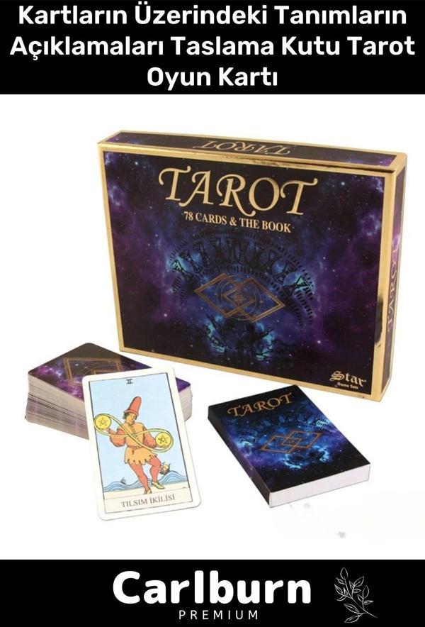Özel Üretim 78 Kartlı Kartların Üzerindeki Tanımların Açıklaması Taslama Kutu Tarot Oyun Kartı - Image 1