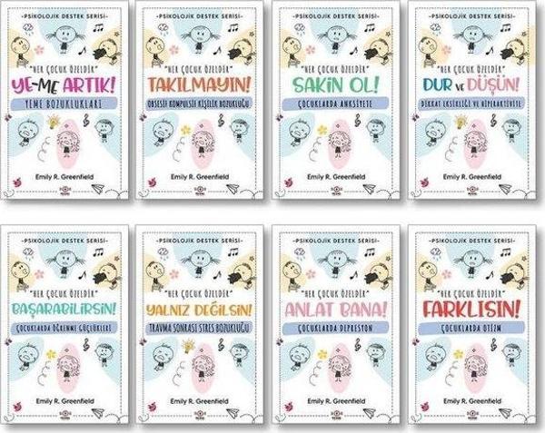 Çocuklar İçin Psikolojik Destek Seti - 8 Kitap Takım - Nesnel Yayınları - Image 1