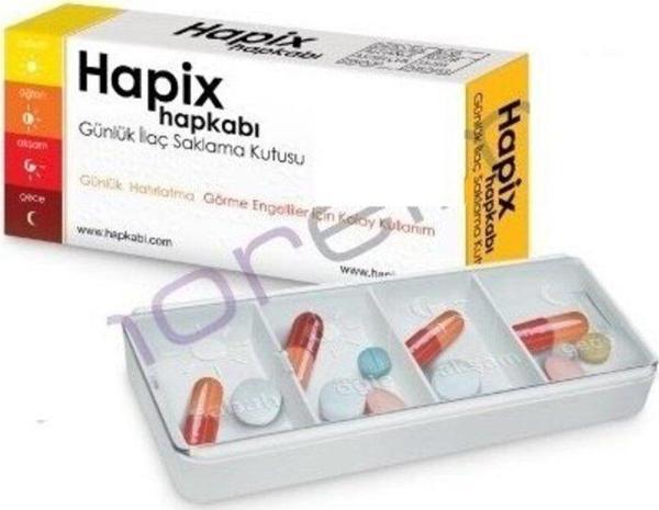 Hapix Hap Kabı Ilaç Taşıma Kutu Günlük - Image 1