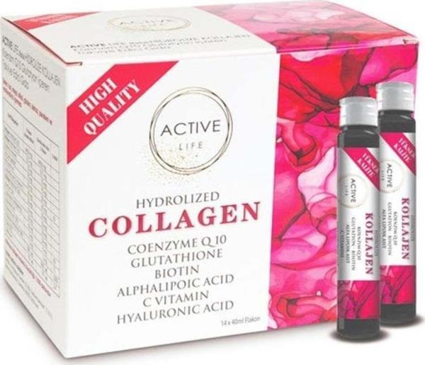 Hb Farma Active Life Kollagen İçeren Takviye Edici Gıda 14X40Ml Flakon - Image 1