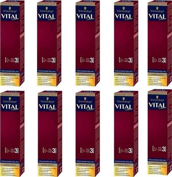 Vital Colors 9.11 Yoğun Küllü Platin X 10 Adet + Saç Boyama Seti Hediye! - Image 1