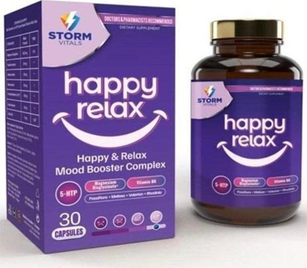 Storm Vitals Happy Relax 30 Kapsül - Image 1