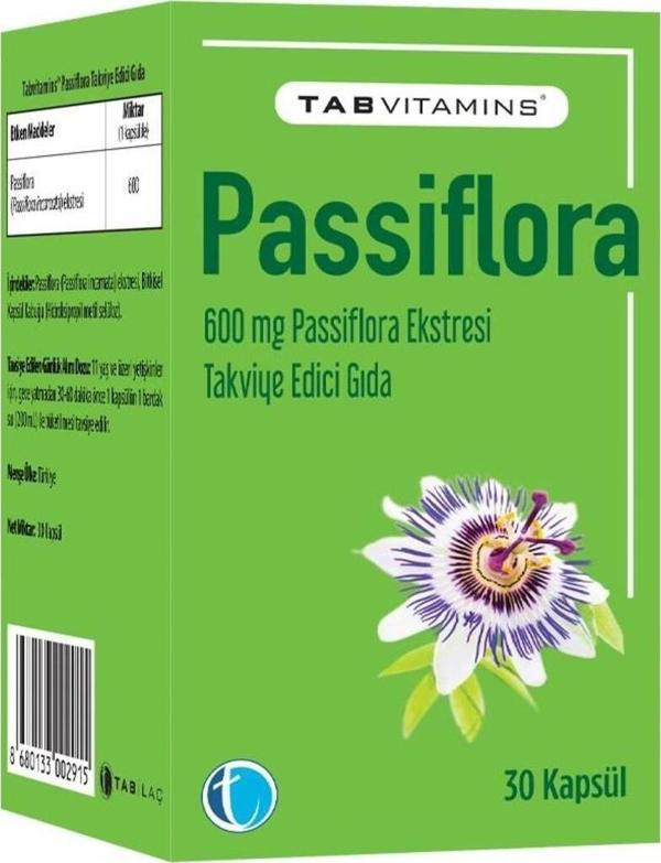 Tabvitamins Passiflora 30 Kapsül - Image 1