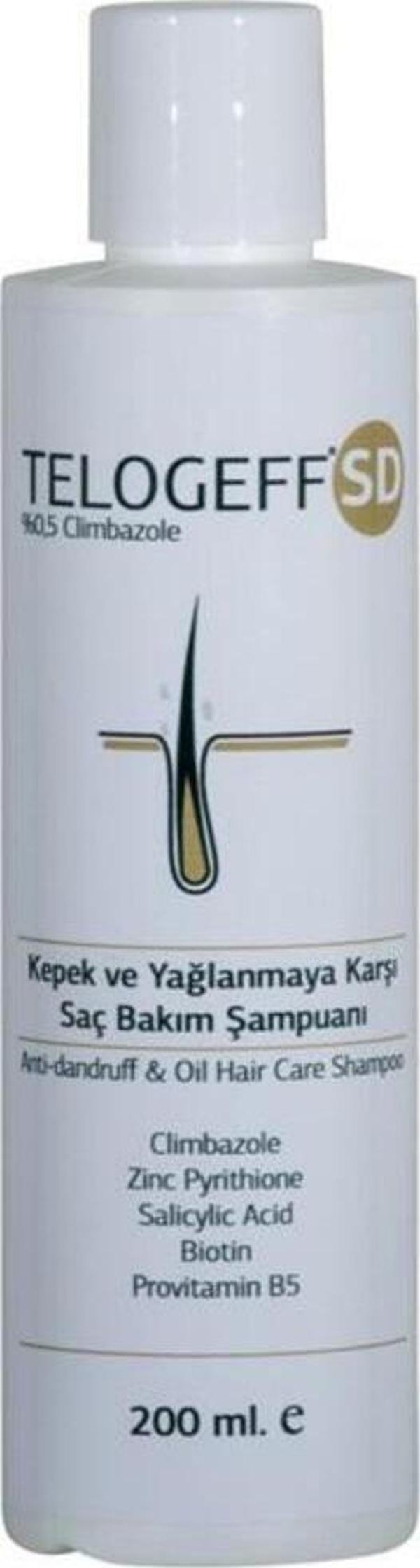 Telogeff Sd Kepek Ve Yağlanmaya Karşı Şampuan 200Ml - Image 1