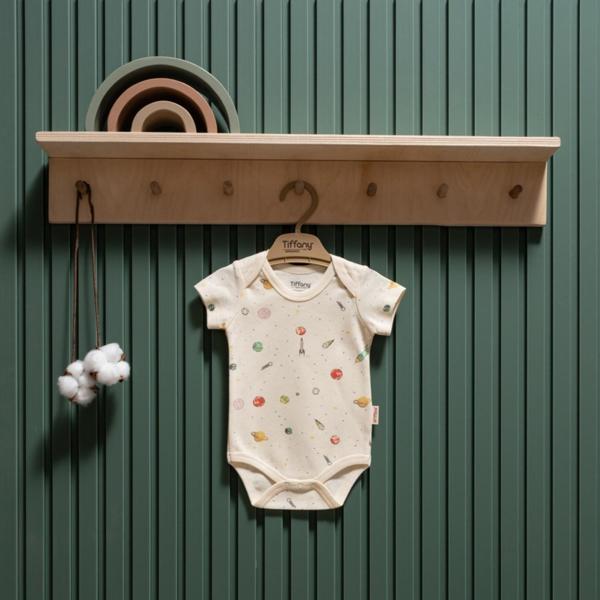 Tiffany Baby Organic Space Theme Yarım Kol Body 44008 - Image 1