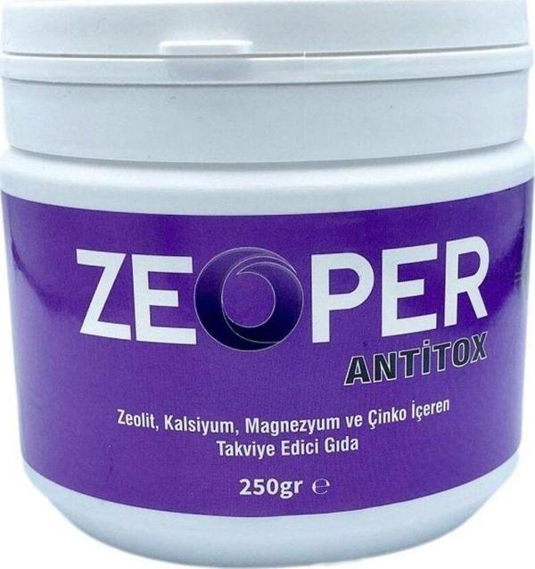 Zeoper Antitox Zeolit Kalsiyum Magnezyum Ve Çinko Içerikli 250 Gr - Image 1