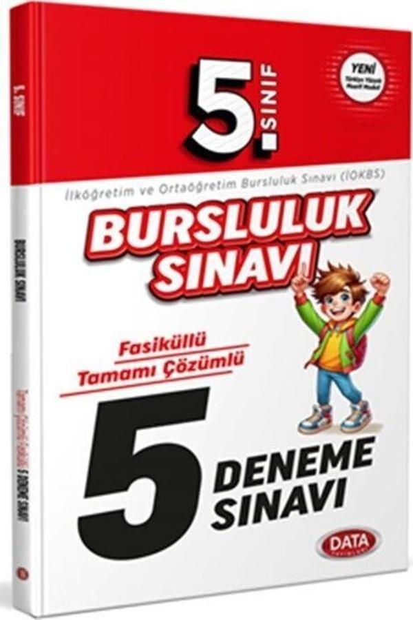 5. Sınıf Bursluluk Sınavı Fasiküllü 5 Deneme Sınavı Data Yayınları - Data Yayınları - Image 1