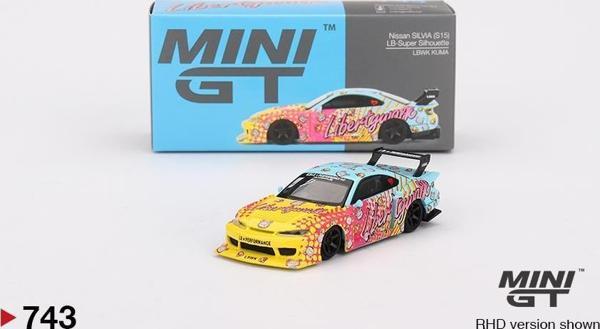 Mini Gt Nissan LB-Super Silhouette S15 SILVIA LBWK KUMA 743 - Image 1