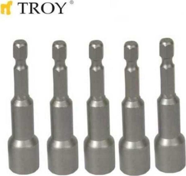 Troy 22292 Bits Uç Girişli Lokma Seti (10X65 mm, 5 Adet) - Image 1