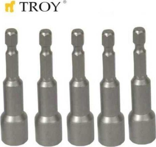 Troy 22291 Bits Uç Girişli Lokma Seti (8X65 mm, 5 Adet) - Image 1