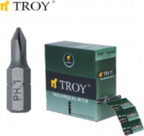 Troy 22251 Bits Uç Seti (Ph1X25 mm, 50Adet) - Image 1