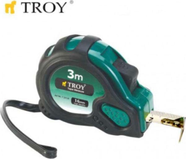 Troy 23123 Stoperli Şerit Metre (3Mx16 mm) - Image 1
