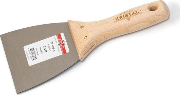 Kristal Ispatula 8 cm Ahşap Saplı - Inox Paslanmaz Çelik - Image 1