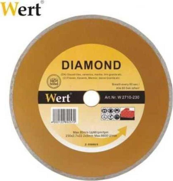 Wert 2710-230 Seramik-Fayans Elmas Testere (230 mm) - Image 1