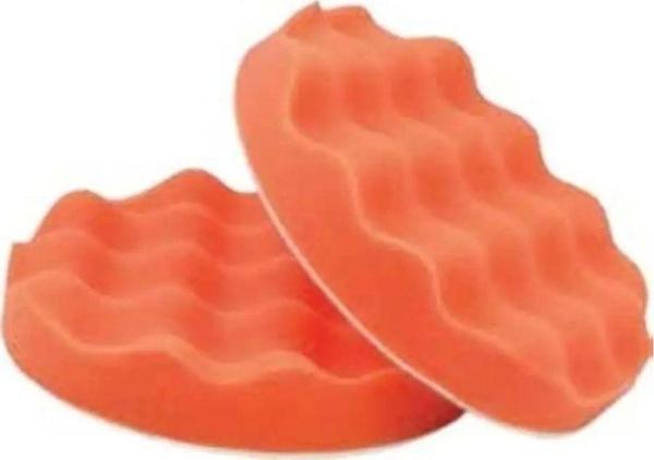 Meşem Pasta Cila Polisaj Süngeri Yumurta Ped 150 mm Turuncu - Image 1