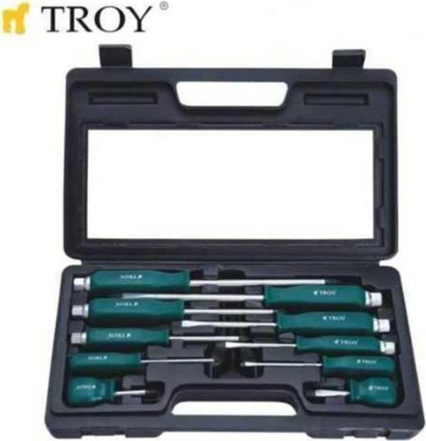 Troy 22307 Somun Başlı Tornavida Seti 10 Parça - Image 1