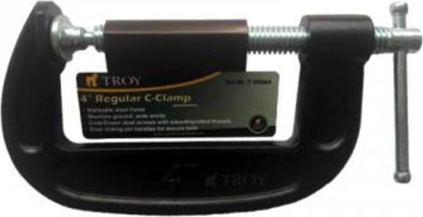 Troy 25064 C-Tipi Mengene, 101 mm Dövme Çelik Işkence - Image 1