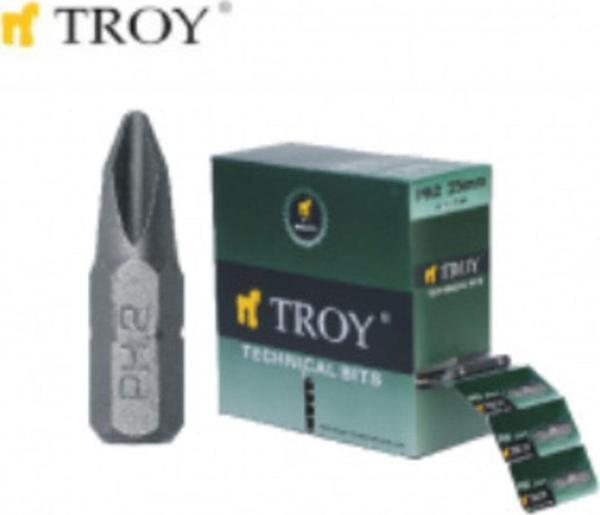 Troy 22252 Bits Uç Seti (Ph2X25 mm, 100Adet) - Image 1