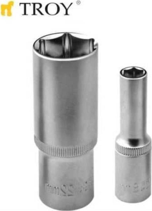 Troy 26113 1/2” Lokma (Ölçü 14 mm-Ø19, 5 mm-Uzunluk 50 mm) - Image 1