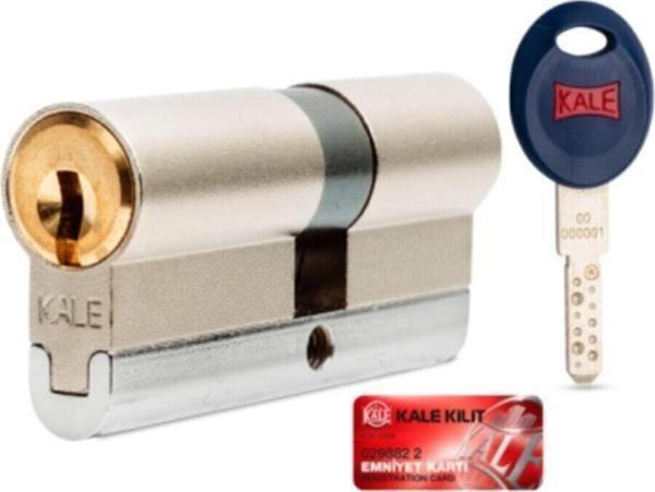 Kale Kilit 164 Cec H Kale Hareketli Pimli (Yeni Model) Silindir Barel Kapı Göbeği 68 mm Nikel - Image 1