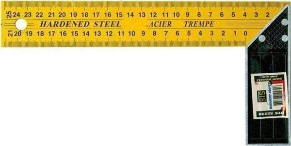 Meşem Marangoz Gönyesi Sarı 50 cm - Image 1
