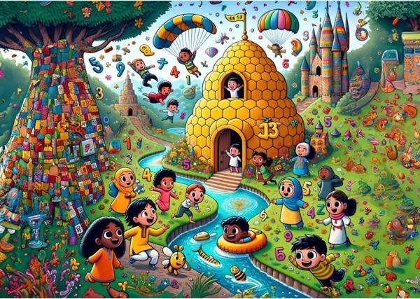 35317 SAYILAR ÜLKESİ 50 PARÇA PUZZLE - Image 1