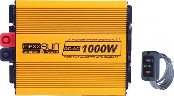 Mexxsun Tam Sinüs Şarjlı İnverter / Ekranlı 12V 1000W - Image 1