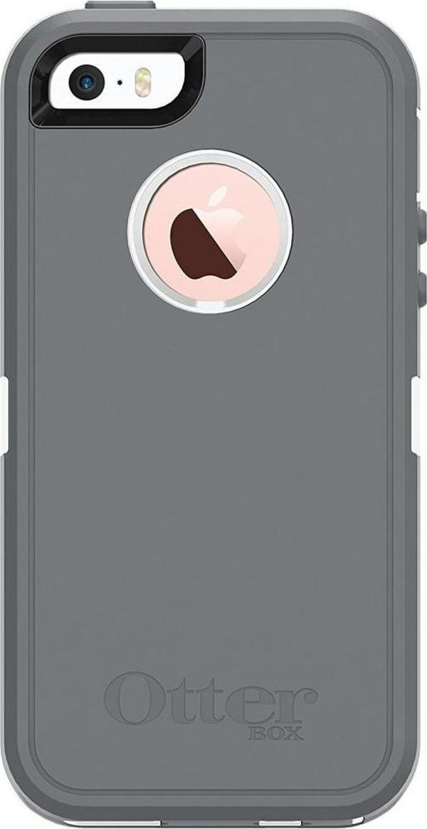 OtterBox Iphone SE/5/5S Defender Kılıf Gri-Beyaz - Image 1