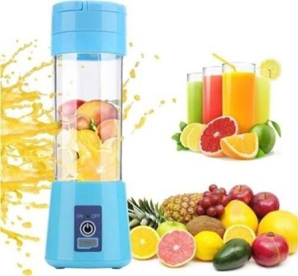 Acr Taşınabilir Şarjlı 6 Bıçaklı El Blenderi 380 Ml Smoothie Milkshake Ve Detoks Içecek Karıştırıcı - Image 1