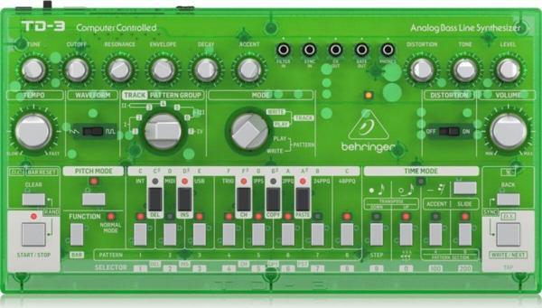 Behringer TD-3-LM / Analog Synthesizer (Yeşil) - Image 1