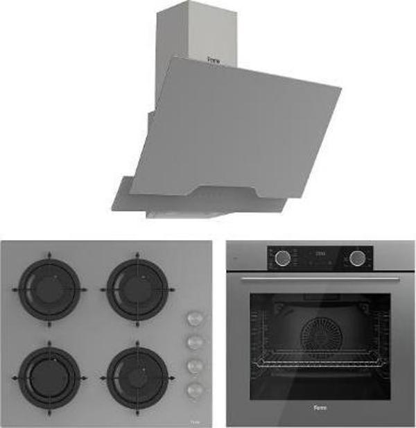 Ferre Fryart Cs Serisi Gri Cam Ankastre Set d065 + Cs208 + Xe63cpr - Image 1