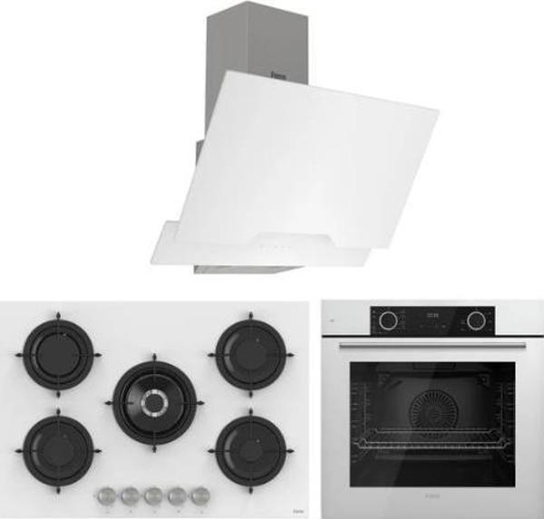 Ferre Fryart Rs Serisi Beyaz Ankastre Cam Set D064 + RS036 + XE63CB - Image 1