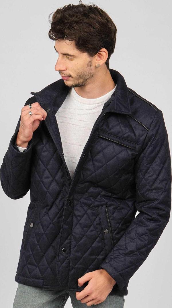 Daynax Erkek İçi Kürklü Kapitone Kaban 4926000 Lacivert - Image 1