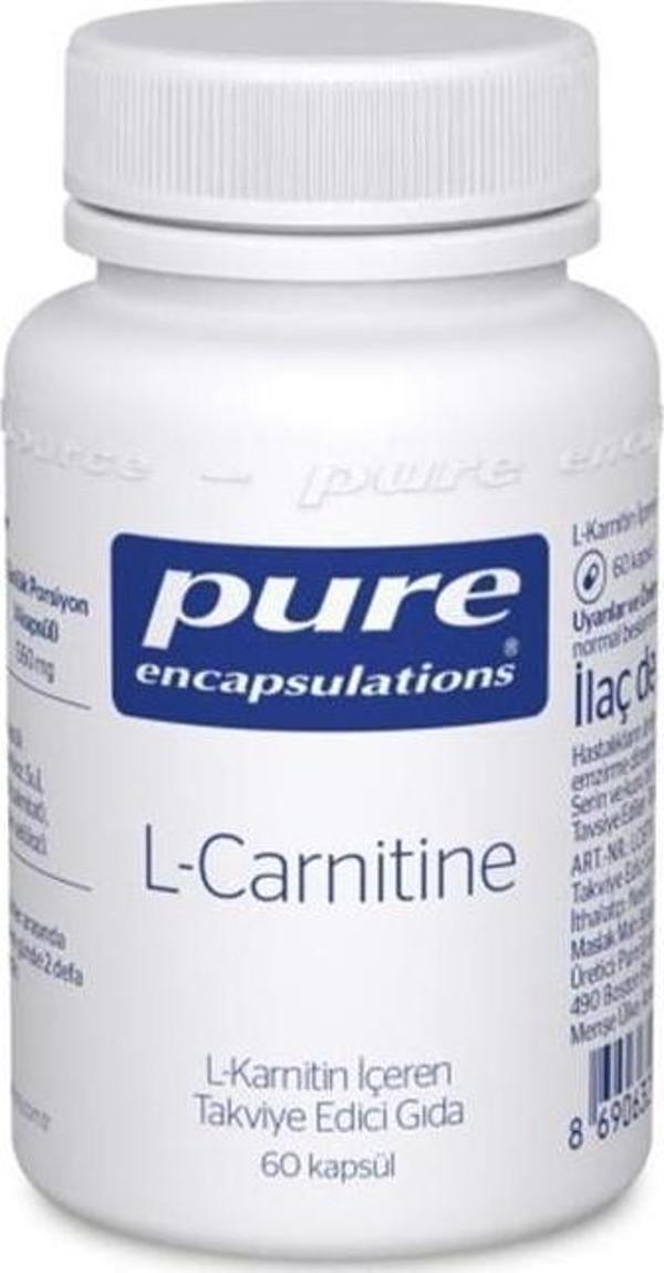 Pure Encapsulations L-Carnitine 60 Kapsül - Image 1