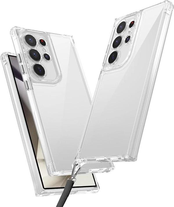 Galaxy S25 Ultra Kılıf Airbagli Takılabilir Askı Aparatlı Zore Snap Silikon Kapak - Image 1