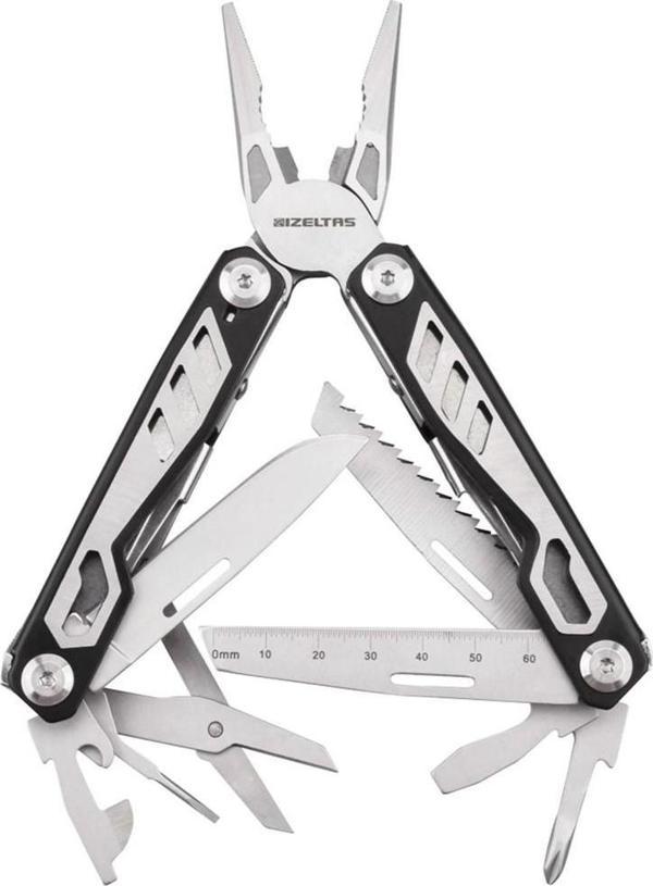 İzeltaş Multi Tool 15 Fonksiyonlu 155 mm Çok Amaçlı Pense Çakı Seti - Image 1
