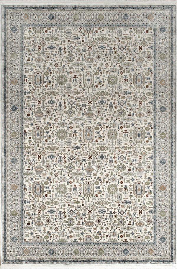 Pierre Cardin Galenda JH02A Krem Multi Viskon Akrilik Yumuşak Dokulu Klasik Etnik Halı - Image 1
