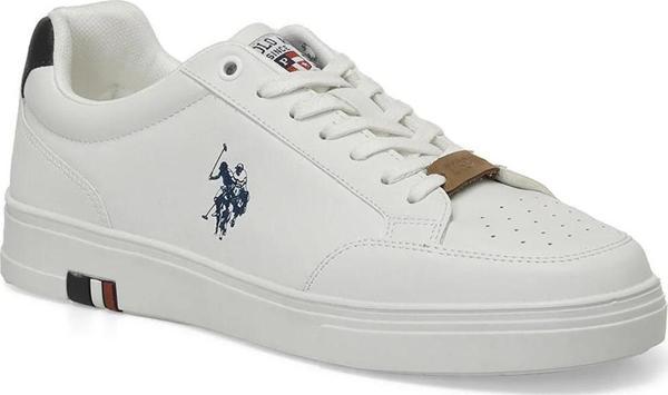 U.S. POLO ASSN.5M NOAH 5FX ERKEK SPOR AYAKKABI BEYAZ 40-45 Beyaz - Image 1