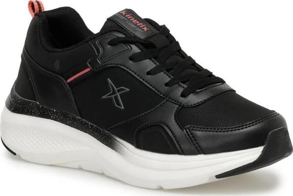 KINETIX 3W CINTIA PU W 3PR BAYAN SPOR AYAKKABI SIYAH_GRI Siyah - Gri - Image 1