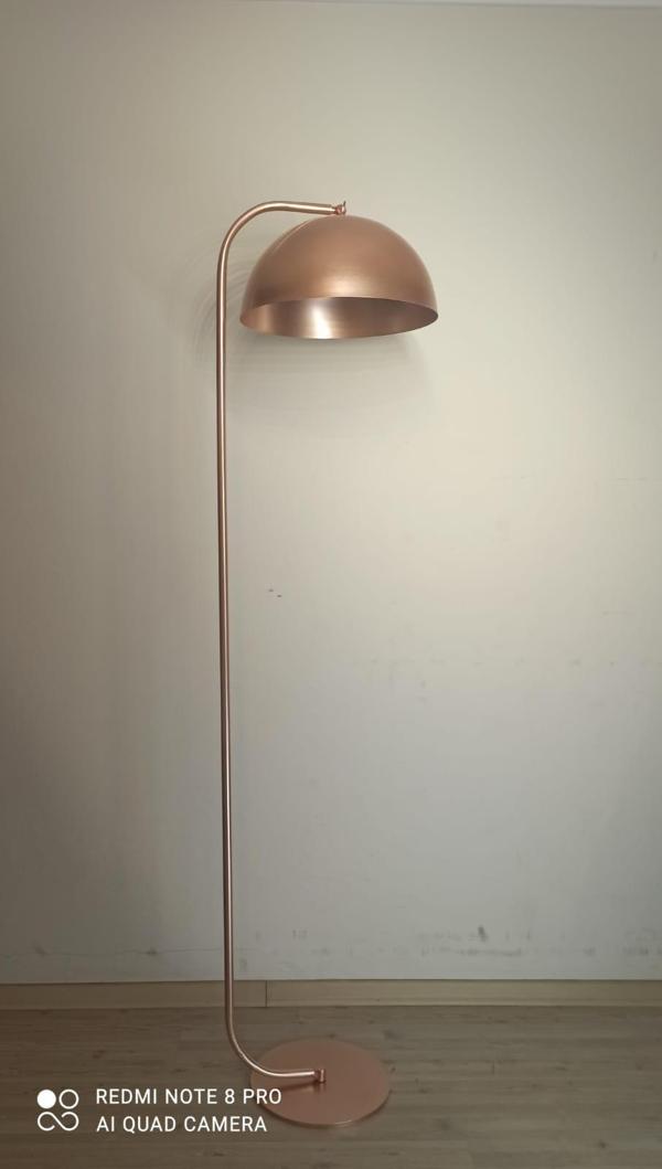 Rys Retro Metal Dekoratif Rustik Mafsallı Bakır Rustik Köşe Lambası Başlık Çap:40 cm - Image 1