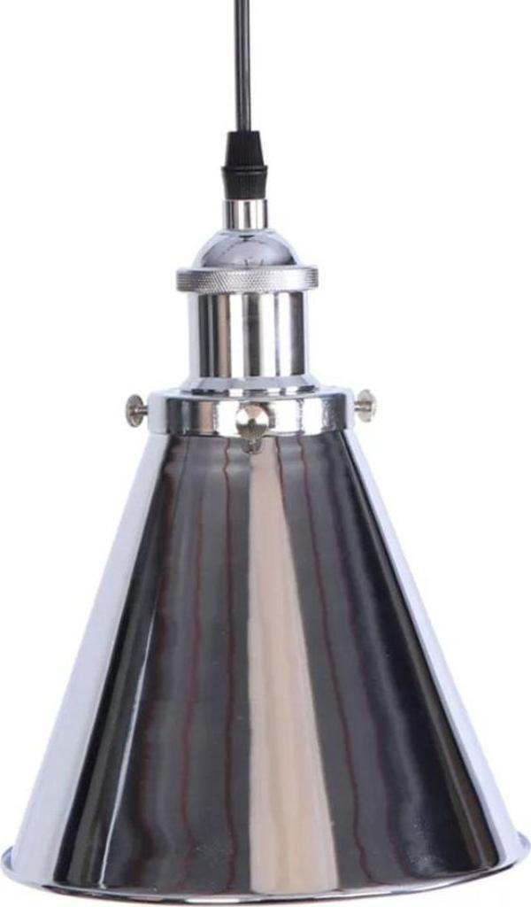 Dylight Retro Prizma Krom Kaplama Dekoratif Tekli Sarkıt Avize - Image 1