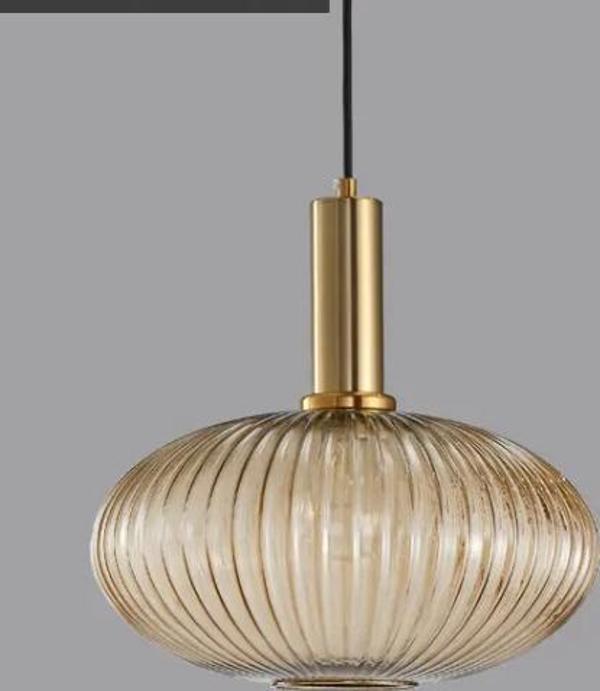 Rsylight Rustik Dekoratif Metal Modern Bal Opal Camlı Tekli  Avize  - Image 1